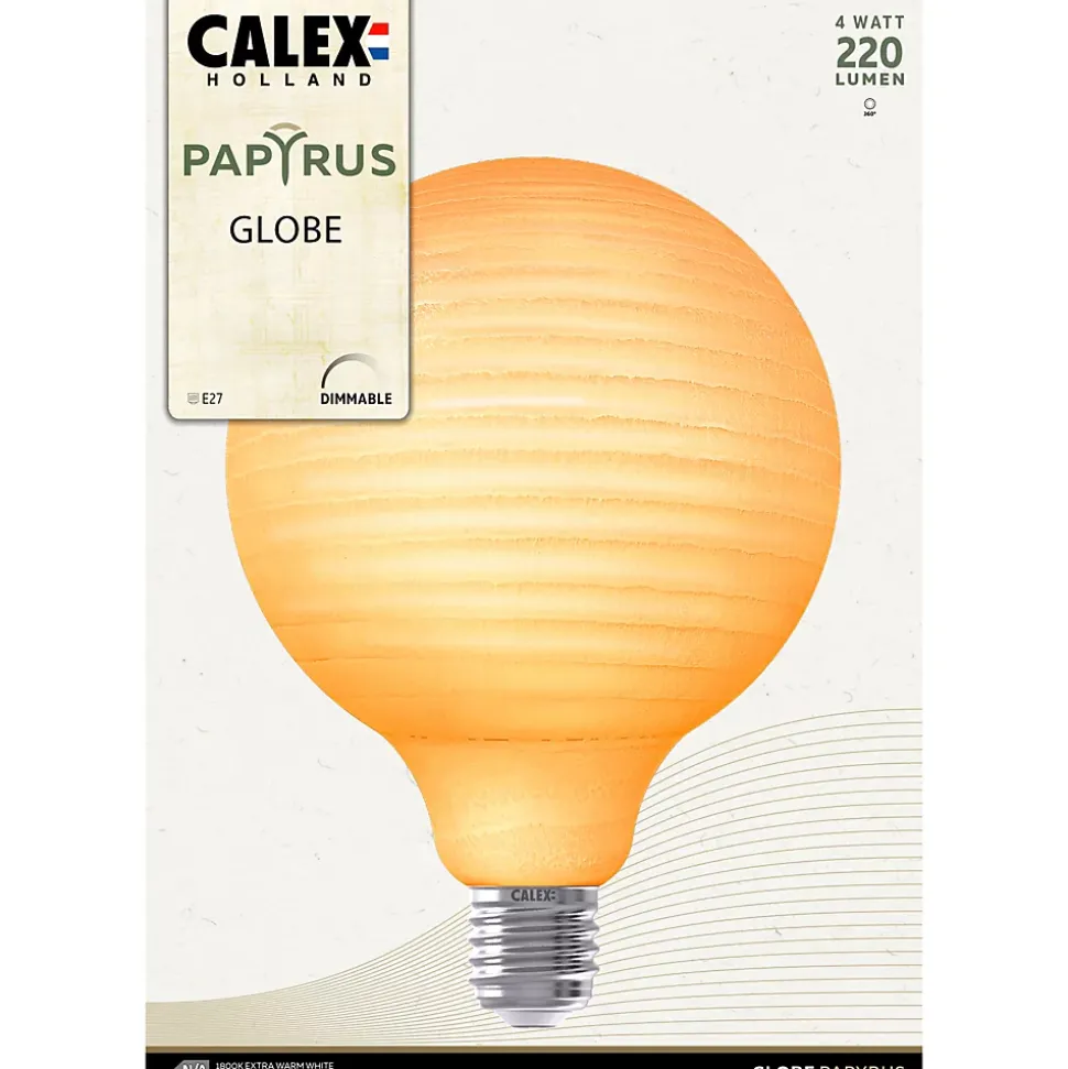 Ampoule LED décorative E27 220lm blanc chaud dimmable 4W Calex