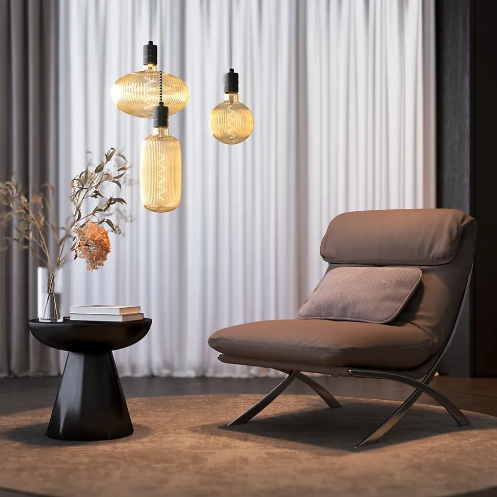 Ampoule LED décorative E27 190lm blanc chaud dimmable 4W Calex