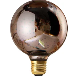 Ampoule LED décorative globe Cosmos globe G95 E27 1,5W 60lm ⌀9,5 x H.13cm blanc chaud Girard Sudron