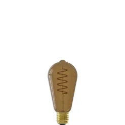 Ampoule LED décorative marron E27 ST64 100lm blanc chaud 4W Calex