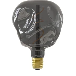 Ampoule LED décorative XXL Neo verre gris titane dimmable E27 4W 80lm Calex