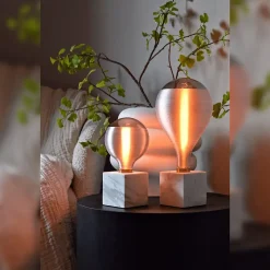 Ampoule LED décorative XXL Silk Series verre gris titane dimmable E27 4W 80lm Calex