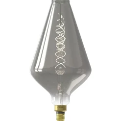 Ampoule LED décorative XXL Vienna verre gris titane dimmable E27 6W 80lm Calex