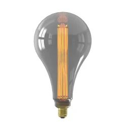 Ampoule LED décorative XXL Royal Osby verre gris titane dimmable E27 3,5W 60lm Calex