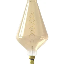 Ampoule LED décorative XXL Vienna verre gris doré dimmable E27 4W 320lm Calex