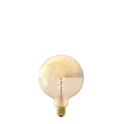 Ampoule LED décorative XXL Special G125 verre doré dimmable E27 4W 120lm Calex