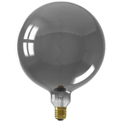 Ampoule LED décorative XXL Kalmar verre gris titane dimmable E27 5W 70lm Calex
