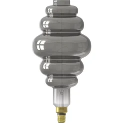 Ampoule LED décorative XXL Paris verre gris titane dimmable E27 6W 80lm Calex