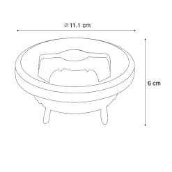 Ampoule LED dimmable G53 AR111 12W 600lm 2700K