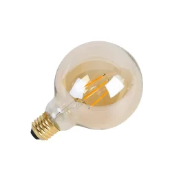 Ampoule LED dimmable 3 niveaux E27 G95 Goldline 5W 530lm 2200K