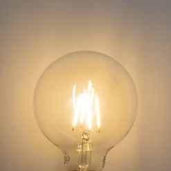 Ampoule LED E27 à intensité variable 3 niveaux G95 4W 450lm 2700K