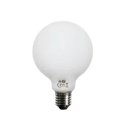 Ampoule LED E27 à intensité variable 3 niveaux, verre opale G95, 4 W, 450 lm, 3000 K