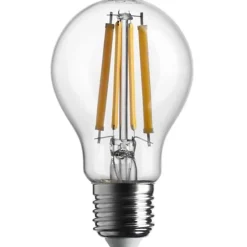 Ampoule LED E27 5W 1055 lm 3000K Blanc Chaud Verre Clair à Filament Classe A 50 000 h Équiv. 75W