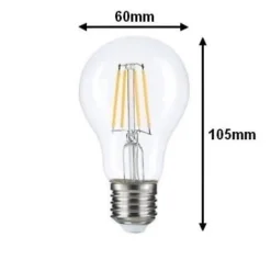 Ampoule LED E27 A70 12W Filament - Blanc Chaud 2300k - 3500k - SILUMEN