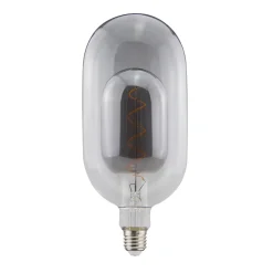 Ampoule LED E27 ballon à filament spirale fumé blanc chaud Jacobsen