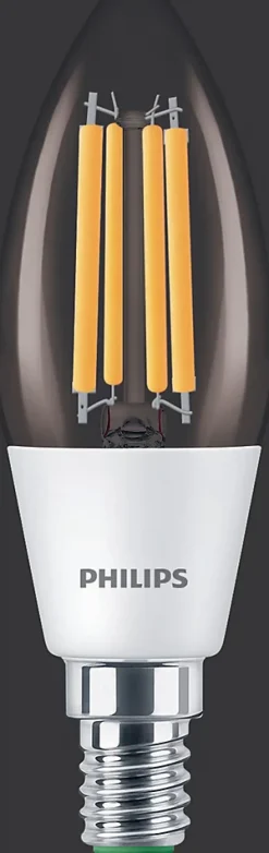 Ampoule LED E14 blanc chaud Philips Ultra Standard 485lm 2,3W=40W