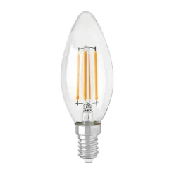 Ampoule LED E14 C35 4W Filament - Blanc Neutre 4000K - 5500K - SILAMP