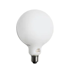 Ampoule LED E27 dimmable 3 niveaux, verre opale G125, 4W, 450lm, 3000K