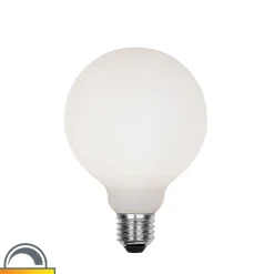 Ampoule LED E27 dimmable G95 mate 4W 430lm 2200-4000K