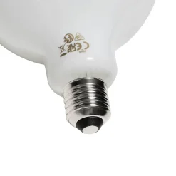 Ampoule LED E27 dimmable opale G125 5W 450lm 2700K