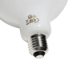 Ampoule LED E27 dimmable opale G125 5W 450lm 3000K