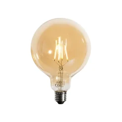 Ampoule LED E27 dimmable or 5W 450lm 3000K dorée G125