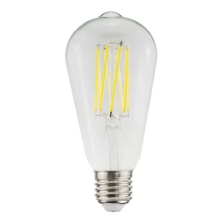 Ampoule LED E27 edison filament 806lm=60W blanc chaud Eco Jacobsen