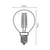 Ampoule LED E14 Filament 4W G45 - Blanc Chaud 2300K - 3500K - SILAMP