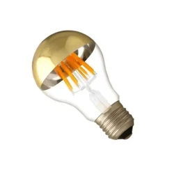Ampoule LED E27 Filament 7W A60 Reflet Or - Blanc Chaud 2300K - 3500K - SILAMP