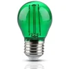 Ampoule LED E27 Filament 2W G45 Vert - SILAMP