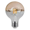 Ampoule LED E27 Filament 4W G95 Reflet Or - Blanc Chaud 2300K - 3500K - SILAMP