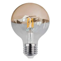Ampoule LED E27 Filament 4W G95 Reflet Or - Blanc Chaud 2300K - 3500K - SILAMP