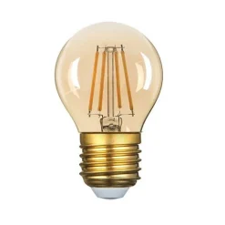 Ampoule LED E27 Filament 4W G45 240 degrés Dimmable - Blanc Chaud 2300K - 3500K - SILAMP