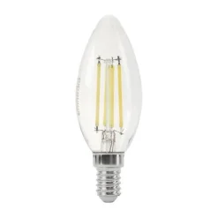 Ampoule LED E14 Filament 6W C35 Bougie - Blanc Chaud 2300K - 3500K