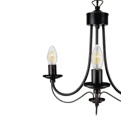 Ampoule LED E14 Flamme transparent IP20 470lm 5W 40W Xanlite blanc chaud