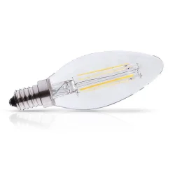 Ampoule LED E14 Flamme 4,5W Blanc chaud Dimmable 470lm