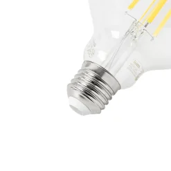 Ampoule LED E27 G95 transparente 2,2W 470lm 2700K