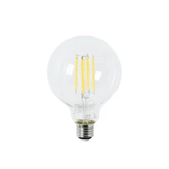 Ampoule LED E27 G95 transparente 2,2W 470lm 2700K