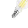 Ampoule LED E14 P45 transparente 2,2W 470lm 2700K