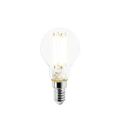 Ampoule LED E14 P45 transparente 2,2W 470lm 2700K