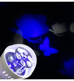 Ampoule LED E27 projecteur motifs papillons Eclairage pour enfants