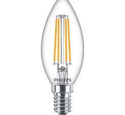 Ampoule LED E14 (SES) B35 CL 806lm 6.5W = 60W IP20 blanc chaud Philips