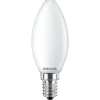 Ampoule LED E14 (SES) flamme dépolie 470lm 4.3W = 40W IP20 blanc chaud Philips