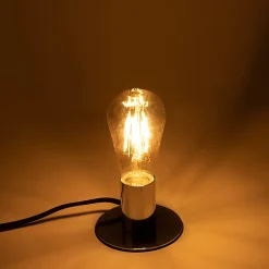 Ampoule LED E27 ST64 dorée avec détecteur crépusculaire 4W 400 lm 2200K