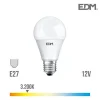 Ampoule LED E27 12V 10W Ronde A60 équivalent à 60W - Blanc Chaud 3200K