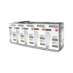 Ampoule LED E27 11W - Blanc neutre 4000K - 1050 lm - Pack 5