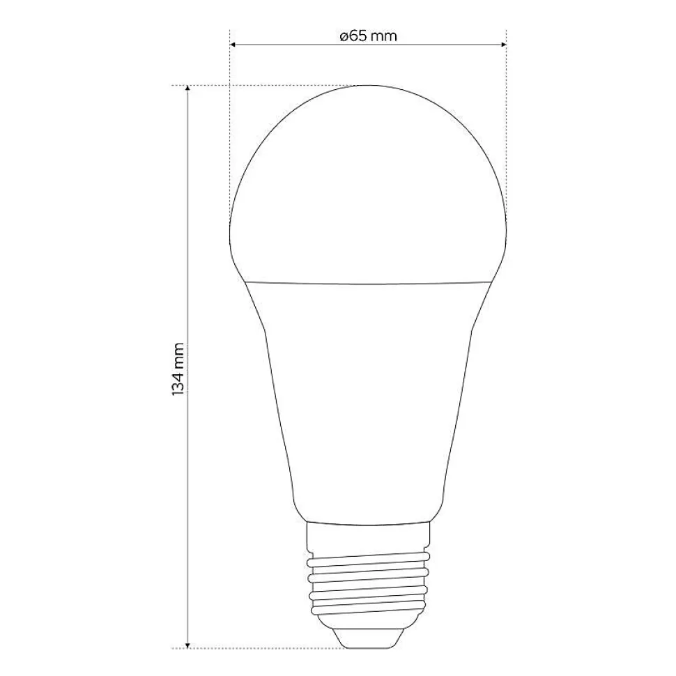 Ampoule LED E27 15W 3000K blanc chaud 1521 lm EDO777501 MARI EDO