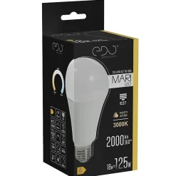 Ampoule LED E27 18W 3000K blanc chaud 2000 lm EDO777506 MARI B EDO