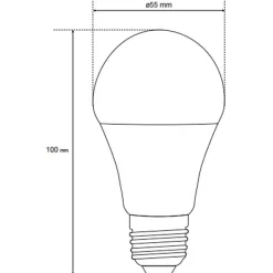 Ampoule LED E27 7W 6500K blanc froid 600 lm EDO777586 MARI EDO