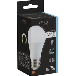 Ampoule LED E27 11W 6500K blanc froid 1055 lm EDO777593 MARI EDO